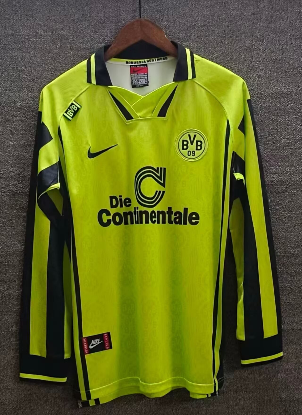AAA Quality Dortmund 96/97 Home Long Soccer Jersey